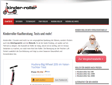 Tablet Screenshot of kinder-roller.info